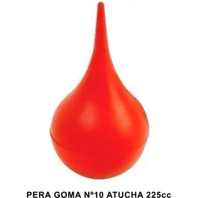 Pera de Goma para Enema Atucha N° 10