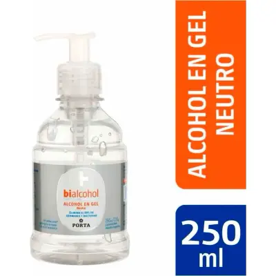 Alcohol en Gel Bialcohol Neutro 250 ml