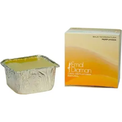Cera Depilatoria Emal Diamant Reparadora Natural 200 g