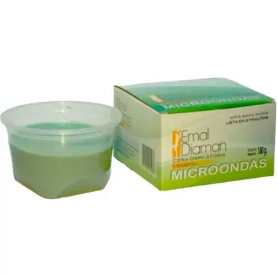 Cera Depilatoria Emal Diamant Vegetal para Microondas