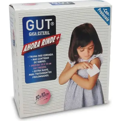 Gasa Estéril Gut N°5 Caja 10 x 10