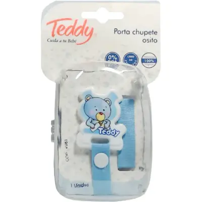 Porta Chupete Sol Bebé Osito Teddy