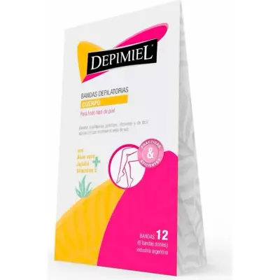 Bandas Depilatorias Depimiel Cuerpo 30 g