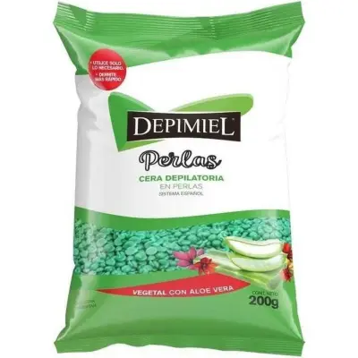 Cera Depilatoria Depimiel Vegetal en Perlas x 200 g