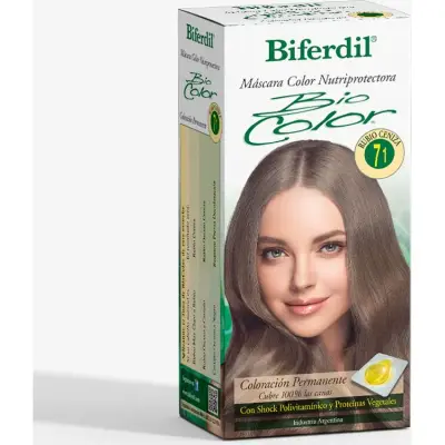 Tintura Capilar Biferdil Biocolor Tono 7.1