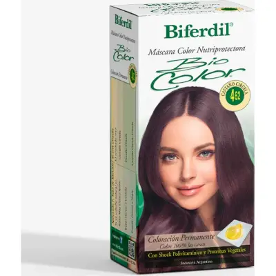 Tintura Capilar Biferdil Biocolor Tono 4.62