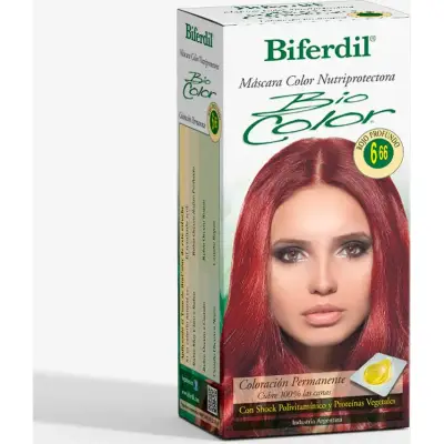 Tintura Capilar Biferdil Biocolor Tono 6.66