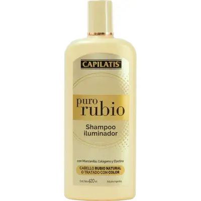 Shampoo Capilatis Puro Rubio Iluminador 420 ml