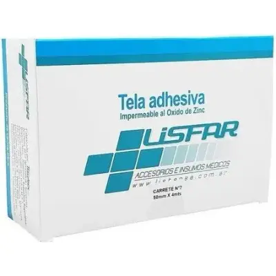 Tela Adhesiva Lisfar 5 cm x 4 m