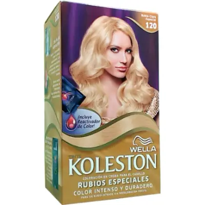 Kit de Coloración Koleston Tono 120 Rubio Claro Especial
