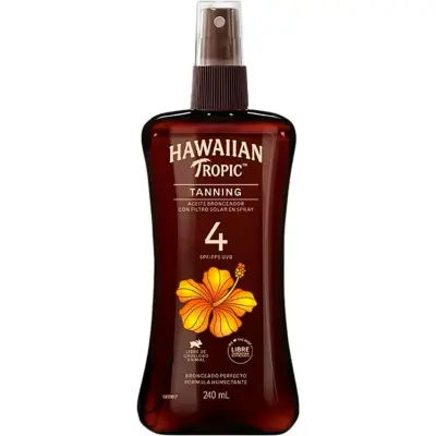 Aceite Bronceador Hawaiian Tropic FPS 4 240 ml