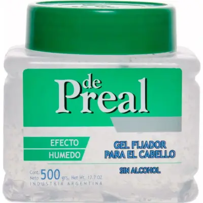Gel Fijador Capilar Preal Verde 500 g