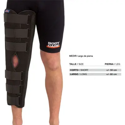 Inmovilizador de Rodilla Largo Body Care