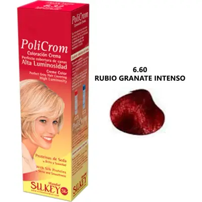 Tintura Capilar Silkey Policrom Tono 6.60 x 47 g