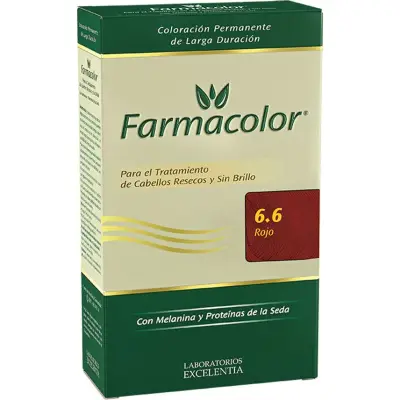 Kit de Coloración Farmacolor Tono 6.6 Rojo