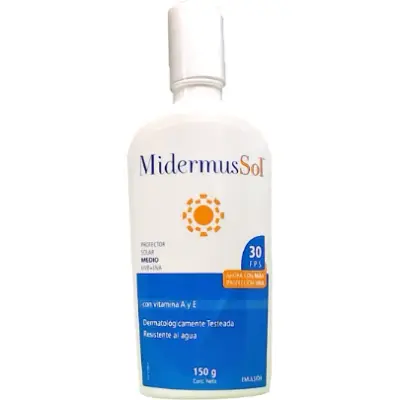 Protector Solar Midermus FPS 30 UVA+ Emulsión 150 g