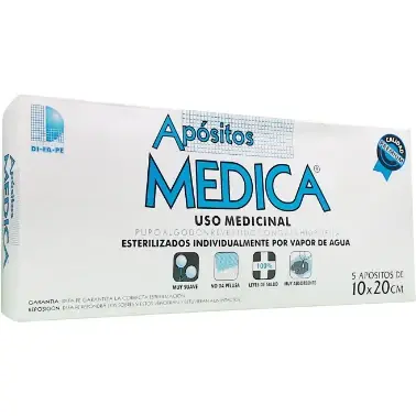 Apósitos Medicar 10x20 cm x 5 Unidades