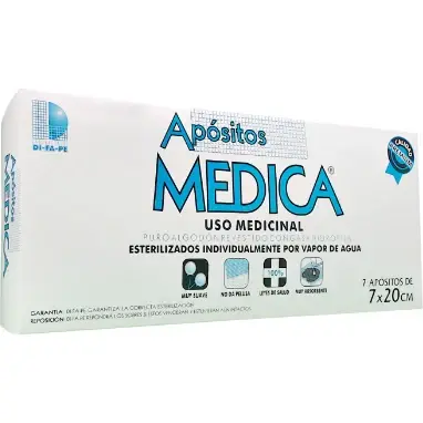 Apósitos Médica 7x20 cm x 7 Unidades