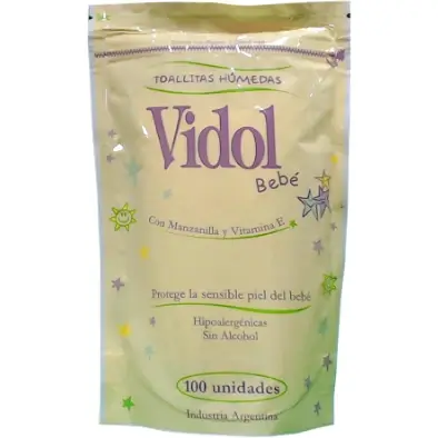 Toallitas Húmedas Vidol Bebé x100