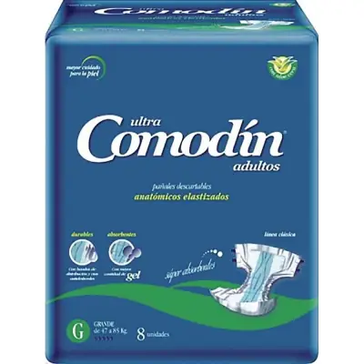 Pañal Anatómico para Adulto Comodin Talle Grande x 8