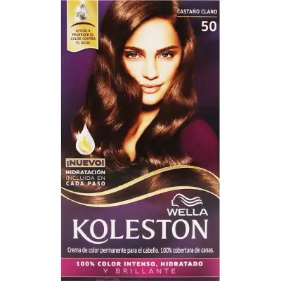 Tintura Capilar Koleston Kit Tono 50 Castaño Claro
