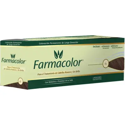 Tintura Capilar Farmacolor Individual Tono 6 Rubio Oscuro