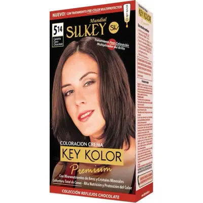 Tintura Capilar Silkey Key Color Premium Tono 5.14
