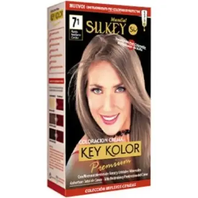Tintura Capilar Silkey Key Color Premium Tono 7.1