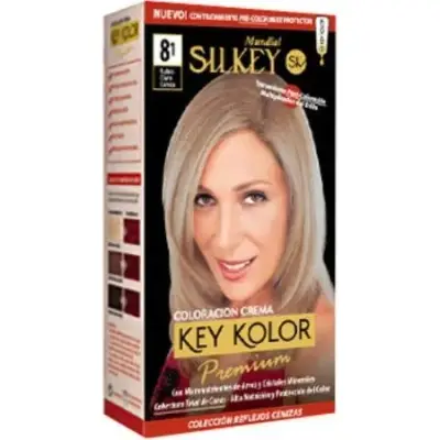 Tintura Capilar Silkey Key Color Premium Tono 8.1