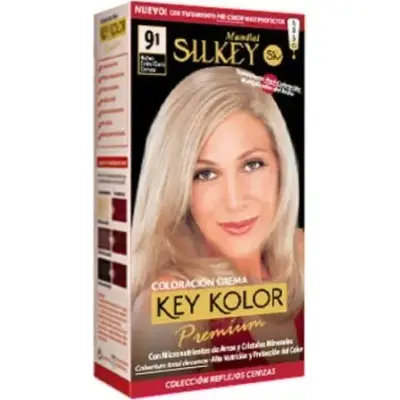 Tintura Capilar Silkey Key Color Premium Tono 9.1
