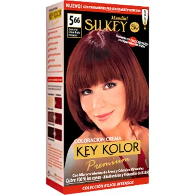 Tintura Capilar Silkey Key Color Premium Tono 5.66
