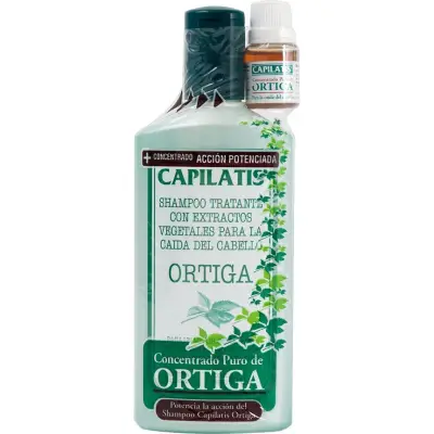 Shampoo Capilatis Ortiga 410 ml + Concentrado 60 ml