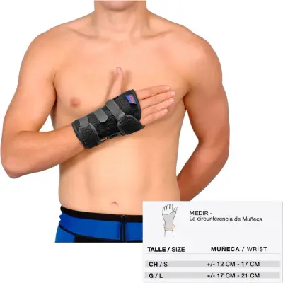 Inmovilizador de Muñeca Body Care Corto Derecho Talle 1
