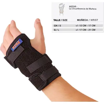 Inmovilizador de Muñeca Body Care Corto Izquierdo Talle 3