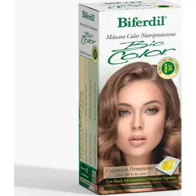 Tintura Capilar Biferdil Biocolor Tono 8.34