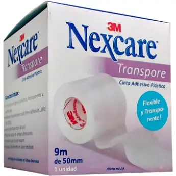 Cinta Adhesiva Nexcare Transpore 3M 5 cm x 9,1 m