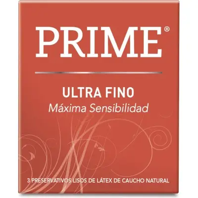 Preservativos Prime Ultra Fino x 3