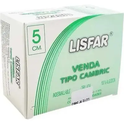 Venda Orillada Lisfar 5 cm x 12