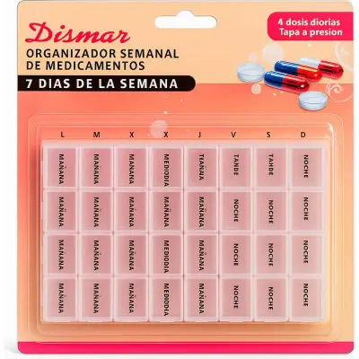 Pastillero Bandeja Dismar 28 Divisiones