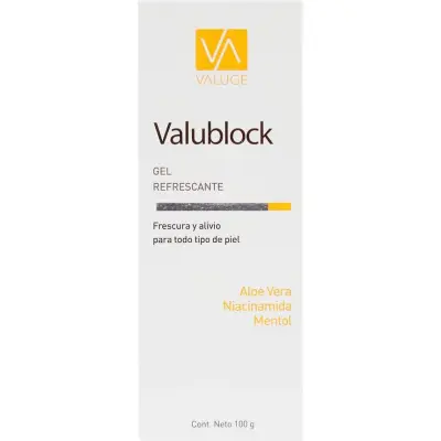 Gel Refrescante Post Solar Valublock 100 g