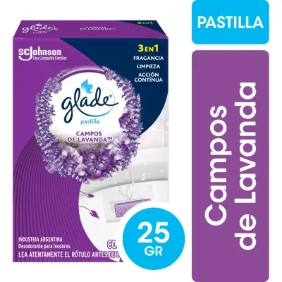 Glade Pastilla Inodoro Lavanda 25 g