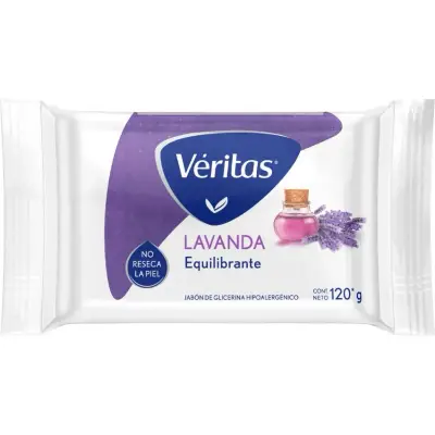Jabón de Glicerina Veritas Lavanda 120 g