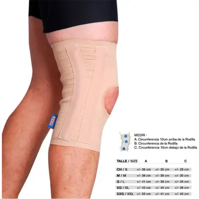 Rodillera Elástica Ballenada Body Care Talle 5