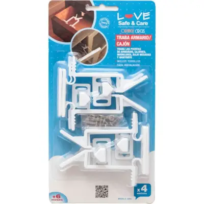 Traba de Seguridad para Armarios y Cajones Love