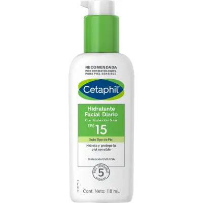 Loción Hidratante Facial Cetaphil SPF 15 118 ml