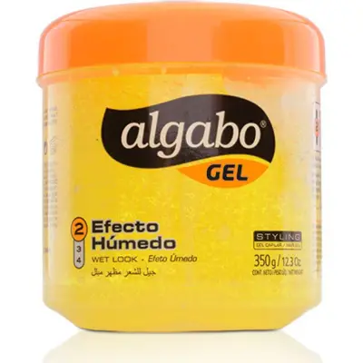 Gel Fijador Capilar Algabo Efecto Húmedo Amarillo 350 g