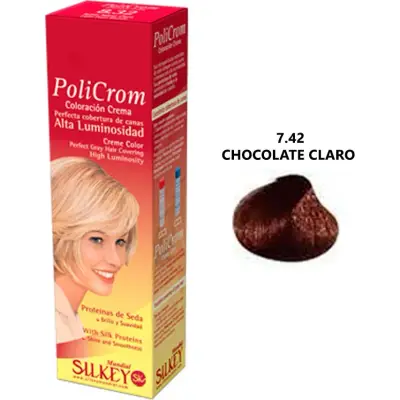 Tintura Capilar Silkey Policrom Tono 7.42 47 g
