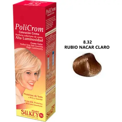 Tintura Capilar Silkey Policrom Tono 8.32 47 g