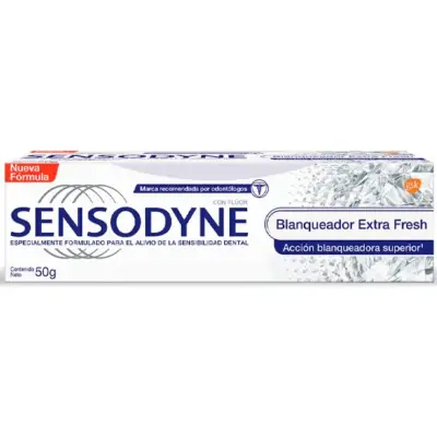 Crema Dental Sensodyne Blanqueadora Extra Fresh 50 g