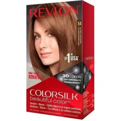 Tintura Capilar Revlon Colorsilk Kit Tono 54